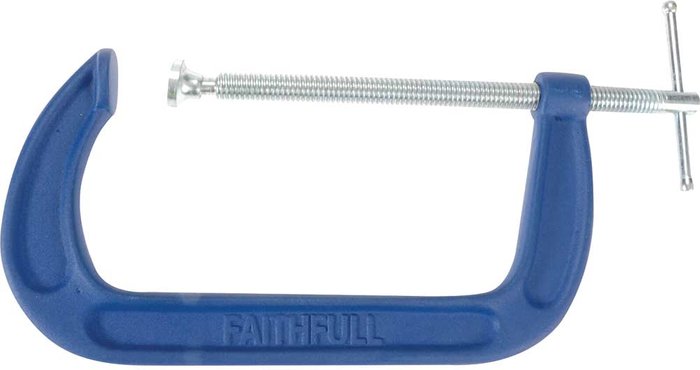 Tooled Up | Faithfull Faithfull Medium Duty G Clamp 200mm Faithfull Faithfull Medium Duty G Clamp 200mm