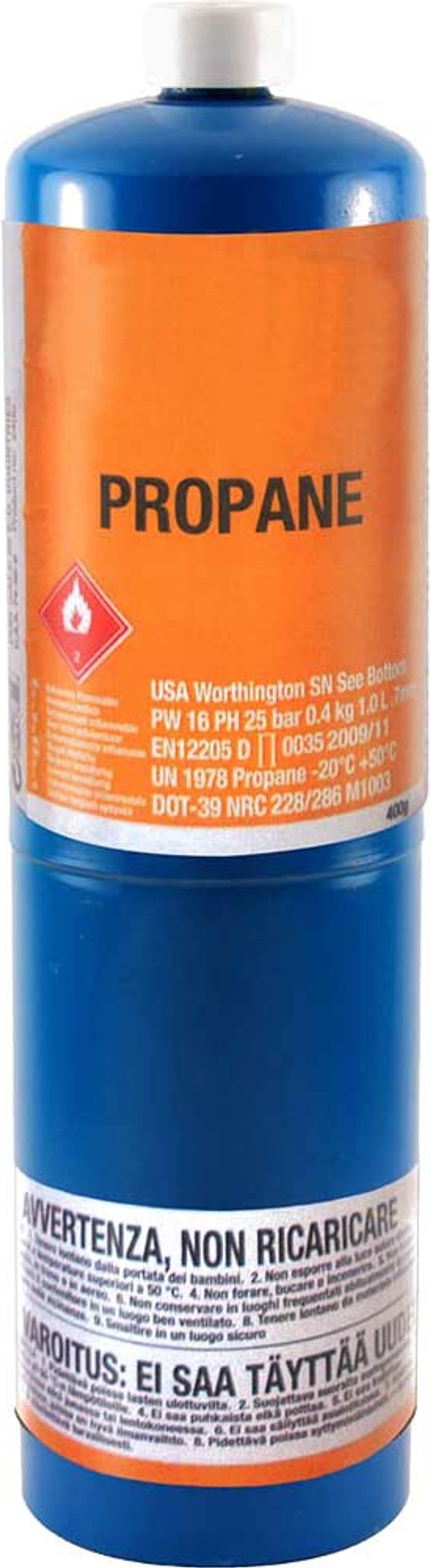 Tooled Up | Faithfull Faithfull Propane Gas Cylinder 400g Faithfull Faithfull Propane Gas Cylinder 400g