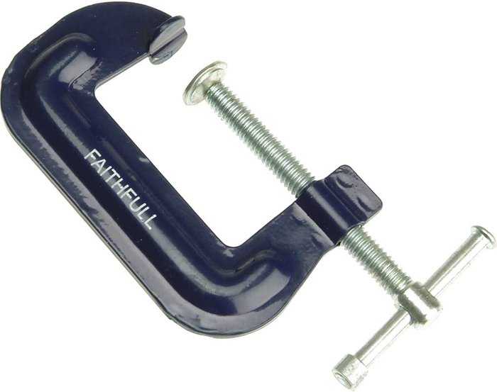 Tooled Up | Faithfull Faithfull Hobbyists G Clamp 50mm Faithfull Faithfull Hobbyists G Clamp 50mm
