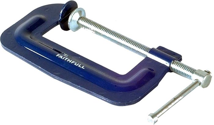 Tooled Up | Faithfull Faithfull Hobbyists G Clamp 75mm Faithfull Faithfull Hobbyists G Clamp 75mm