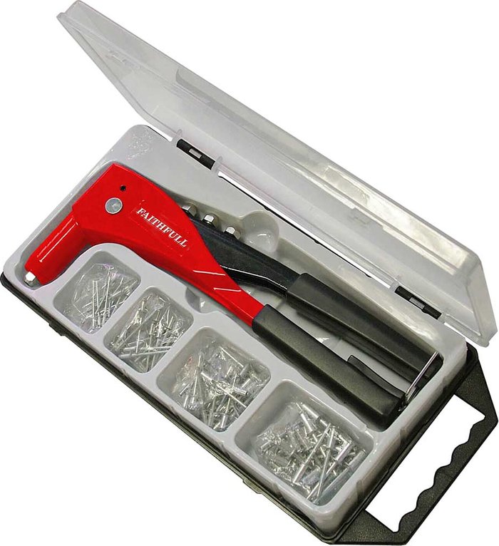 Tooled Up | Faithfull Faithfull Heavy Duty Riveter and Assorted Rivets Faithfull Faithfull Heavy Duty Riveter and Assorted Rivets