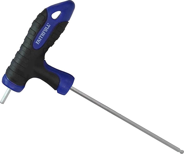 Tooled Up | Faithfull Faithfull Ball Ended T-Handle Hexagon Key 4mm Faithfull Faithfull Ball Ended T-Handle Hexagon Key 4mm