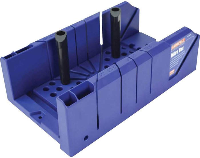 Tooled Up | Faithfull Faithfull Plastic Mitre Box and Clamping Pegs Faithfull Faithfull Plastic Mitre Box and Clamping Pegs