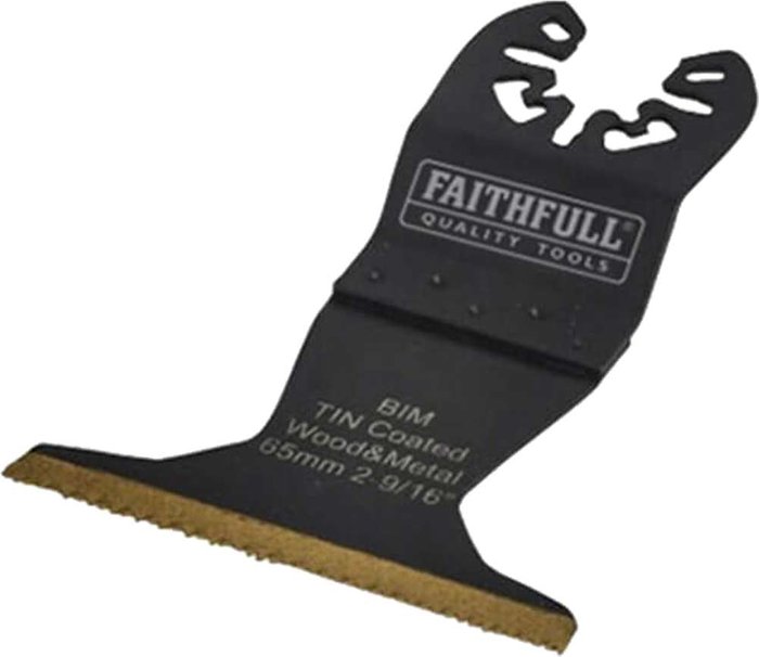 Tooled Up | Faithfull Faithfull MFBM65 BiM Flush Cut Titanium Nitride Coated Plunge Saw Blade 65mm Pack of 1 Faithfull Faithfull MFBM65 BiM Flush Cut Titanium Nitride Coated Plunge Saw Blade 65mm Pack of 1