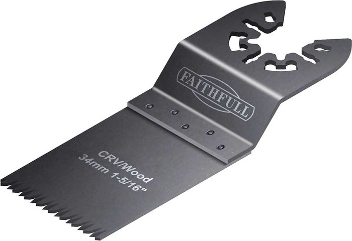Tooled Up | Faithfull Faithfull Wood Oscillating Multi Tool Flush Cut Blade 34mm Pack of 1 Faithfull Faithfull Wood Oscillating Multi Tool Flush Cut Blade 34mm Pack of 1