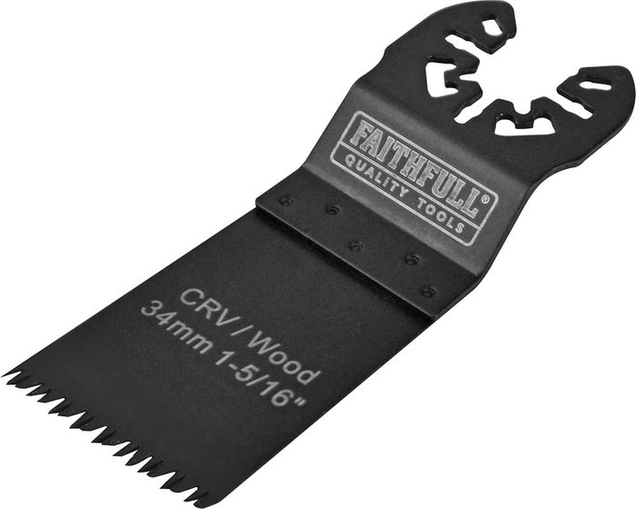 Tooled Up | Faithfull Faithfull Wood Oscillating Multi Tool Flush Cut Blade 34mm Pack of 100 Faithfull Faithfull Wood Oscillating Multi Tool Flush Cut Blade 34mm Pack of 100