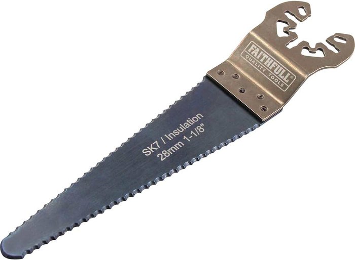 Tooled Up | Faithfull Faithfull Sk7 Wavy Edge Insulation Multitool Oscillating Blade Faithfull Faithfull Sk7 Wavy Edge Insulation Multitool Oscillating Blade