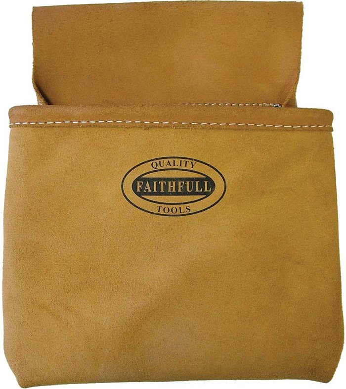 Tooled Up | Faithfull Faithfull Leather Nail Pouch Faithfull Faithfull Leather Nail Pouch