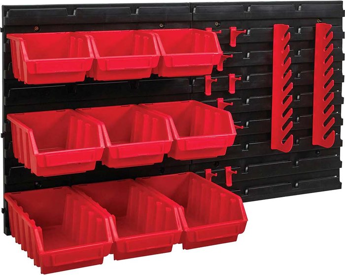 Tooled Up | FAITHFULL FAIPAN12KIT Storage Bin Set 12pcs - Faithfull FAITHFULL FAIPAN12KIT Storage Bin Set 12pcs - Faithfull