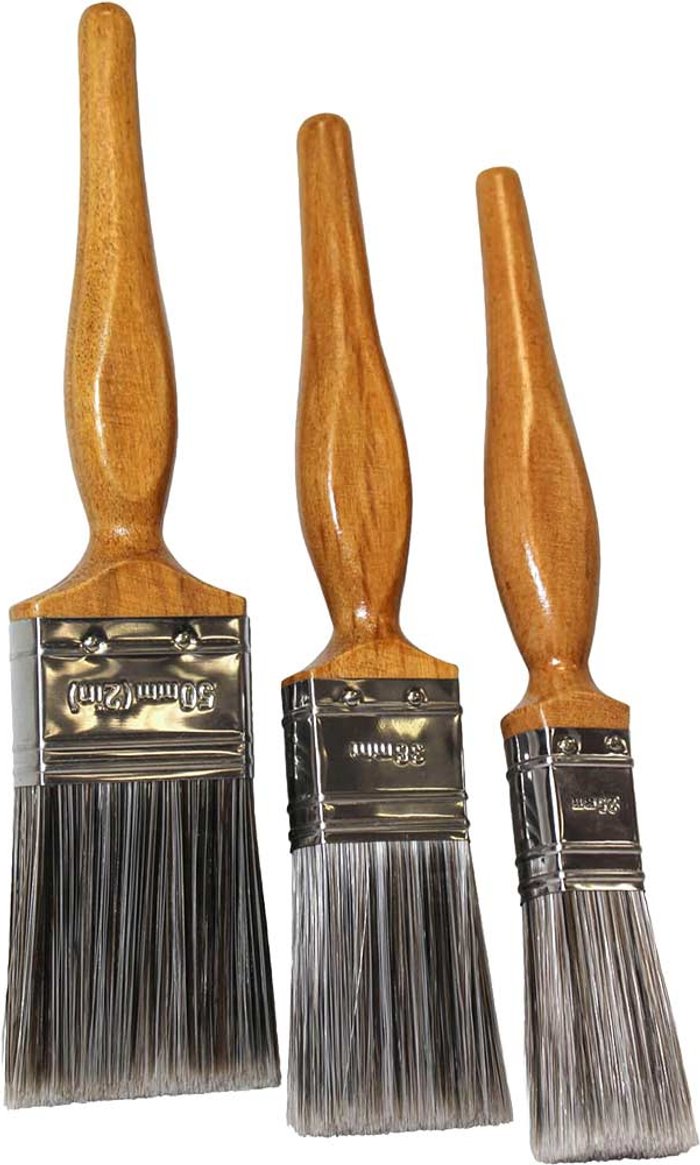 Tooled Up | Faithfull Faithfull 3 Piece Superflow Synthetic Paint Brush Set Faithfull Faithfull 3 Piece Superflow Synthetic Paint Brush Set