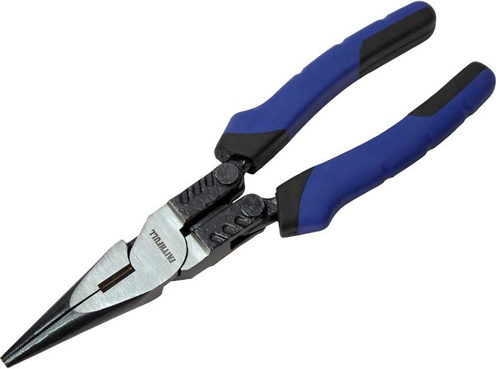Tooled Up | Faithfull Faithfull High Leverage Long Nose Pliers 230mm Faithfull Faithfull High Leverage Long Nose Pliers 230mm