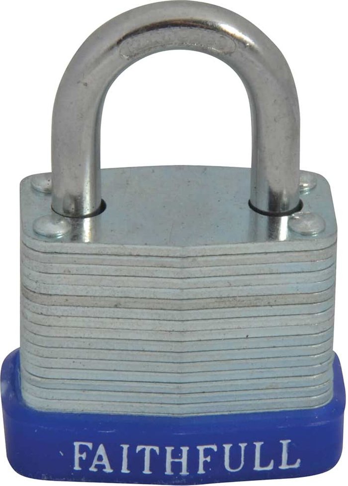 Tooled Up | Faithfull Faithfull Laminated Steel Padlock 30mm Standard Faithfull Faithfull Laminated Steel Padlock 30mm Standard