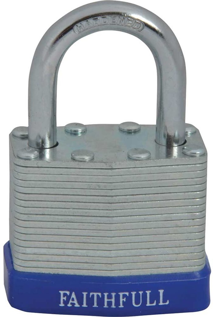 Tooled Up | Faithfull Faithfull Laminated Steel Padlock 40mm Standard Faithfull Faithfull Laminated Steel Padlock 40mm Standard