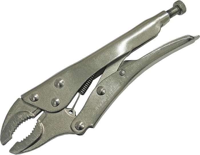 Tooled Up | Faithfull Faithfull Curved Jaw Locking Pliers 225mm (9in) Faithfull Faithfull Curved Jaw Locking Pliers 225mm (9in)
