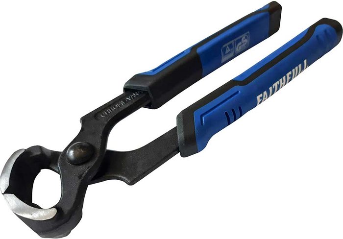 Tooled Up | Faithfull Faithfull Soft Grip Carpenters Pincers 180mm Faithfull Faithfull Soft Grip Carpenters Pincers 180mm