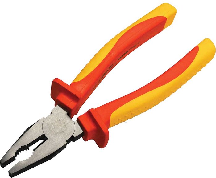 Tooled Up | Faithfull Faithfull VDE Insulated Combination Pliers 200mm Faithfull Faithfull VDE Insulated Combination Pliers 200mm