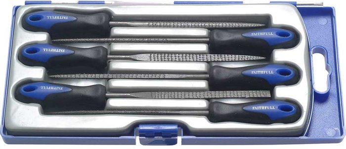 Tooled Up | Faithfull Faithfull 6 Piece Needle Rasp Set Faithfull Faithfull 6 Piece Needle Rasp Set