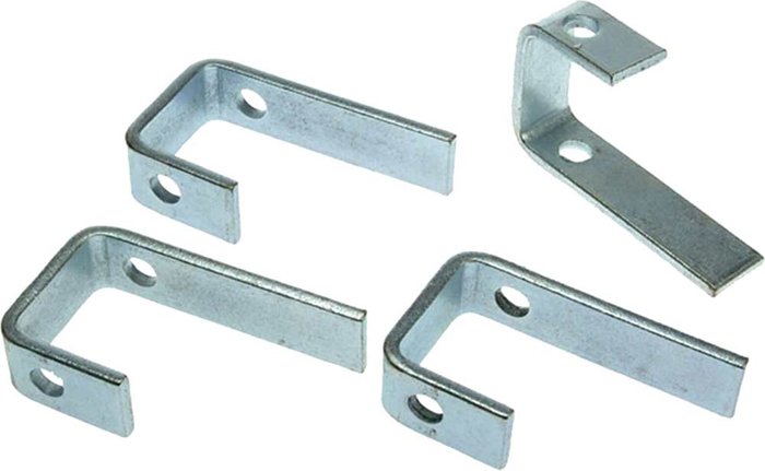 Tooled Up | Faithfull Faithfull External Building Profile Clamp Bracket Pack of 4 Faithfull Faithfull External Building Profile Clamp Bracket Pack of 4
