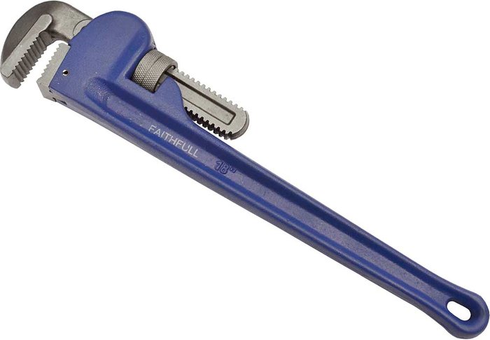Tooled Up | Faithfull Faithfull Leader Pipe Wrench 18 Faithfull Faithfull Leader Pipe Wrench 18