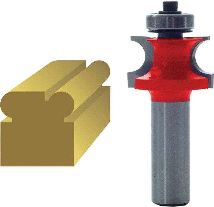 Tooled Up | Faithfull Faithfull Corner bead 3.2mm Radius Router Cutter 22mm 3.2mm 1/4 Faithfull Faithfull Corner bead 3.2mm Radius Router Cutter 22mm 3.2mm 1/4