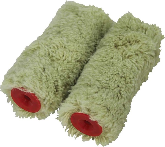 Tooled Up | Faithfull Faithfull Mini Masonry Paint Roller Refills 100mm Pack of 2 Faithfull Faithfull Mini Masonry Paint Roller Refills 100mm Pack of 2