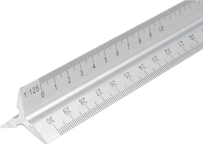 Tooled Up | Faithfull Faithfull Aluminium Triangle Rule 12 Faithfull Faithfull Aluminium Triangle Rule 12