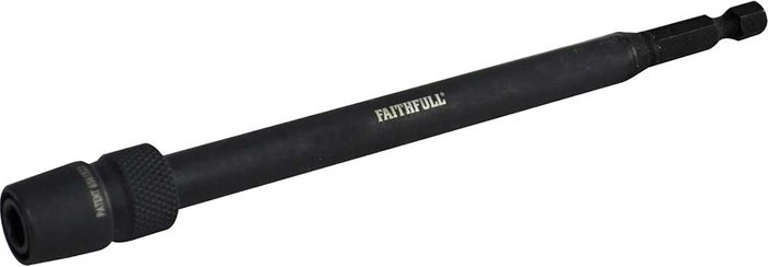 Tooled Up | Faithfull Faithfull Impact Rated Quick Release Bit Holder 150mm Faithfull Faithfull Impact Rated Quick Release Bit Holder 150mm