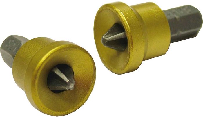 Tooled Up | Faithfull Faithfull Phillips No 2 Bit Drywall Adaptors Pack of 2 Faithfull Faithfull Phillips No 2 Bit Drywall Adaptors Pack of 2