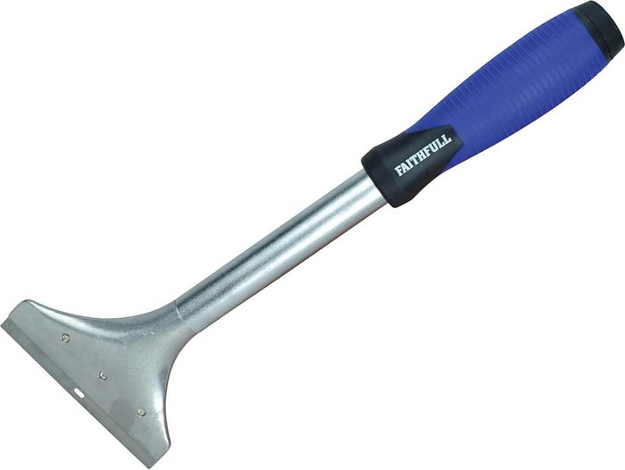Tooled Up | Faithfull Faithfull Soft Grip Long Handled Heavy Duty Scraper 100mm Faithfull Faithfull Soft Grip Long Handled Heavy Duty Scraper 100mm