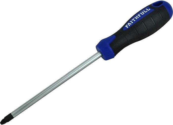 Tooled Up | Faithfull Faithfull Pozi Screwdriver PZ3 150mm Faithfull Faithfull Pozi Screwdriver PZ3 150mm