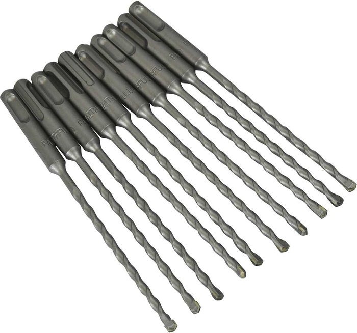 Tooled Up | Faithfull Faithfull SDS Plus Masonry Drill Bit Bulk Pack of 10 5.5mm 100mm Faithfull Faithfull SDS Plus Masonry Drill Bit Bulk Pack of 10 5.5mm 100mm