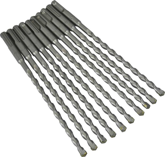 Tooled Up | Faithfull Faithfull SDS Plus Masonry Drill Bit Bulk Pack of 10 8mm 150mm Faithfull Faithfull SDS Plus Masonry Drill Bit Bulk Pack of 10 8mm 150mm