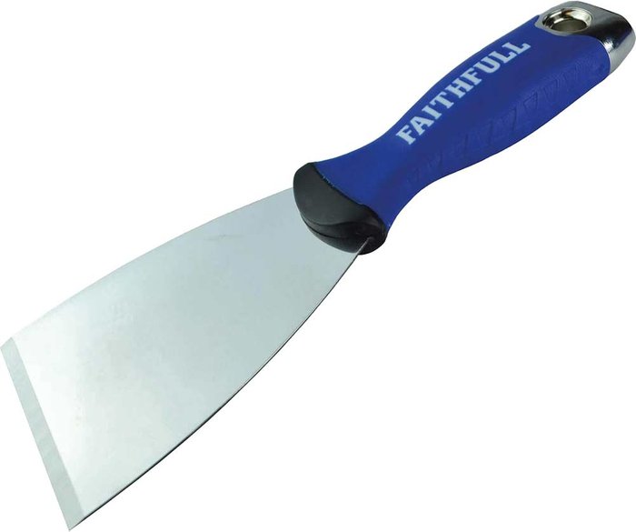 Tooled Up | Faithfull Faithfull Soft Grip Stripping Knife 100mm Faithfull Faithfull Soft Grip Stripping Knife 100mm
