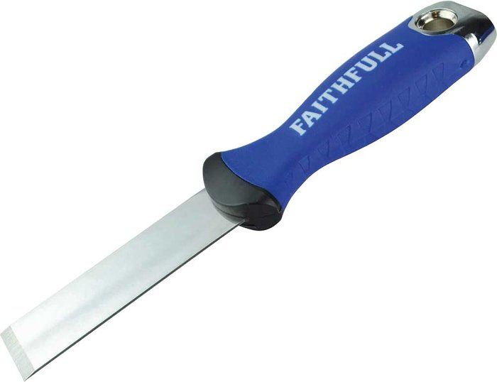 Tooled Up | Faithfull Faithfull Soft Grip Stripping Knife 25mm Faithfull Faithfull Soft Grip Stripping Knife 25mm