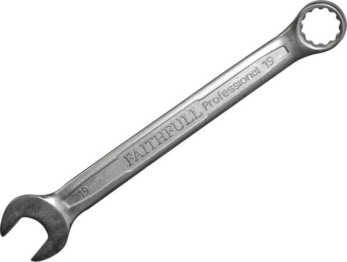 Tooled Up | Faithfull Faithfull Combination Spanner Metric 19mm Faithfull Faithfull Combination Spanner Metric 19mm