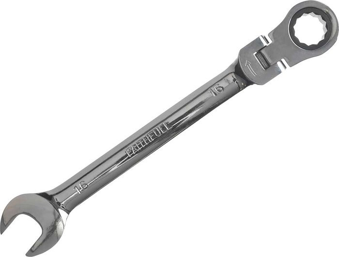 Tooled Up | Faithfull Faithfull Flexible Ratchet Combination Spanner 16mm Faithfull Faithfull Flexible Ratchet Combination Spanner 16mm