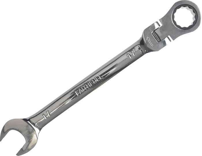 Tooled Up | Faithfull Faithfull Flexible Ratchet Combination Spanner 18mm Faithfull Faithfull Flexible Ratchet Combination Spanner 18mm