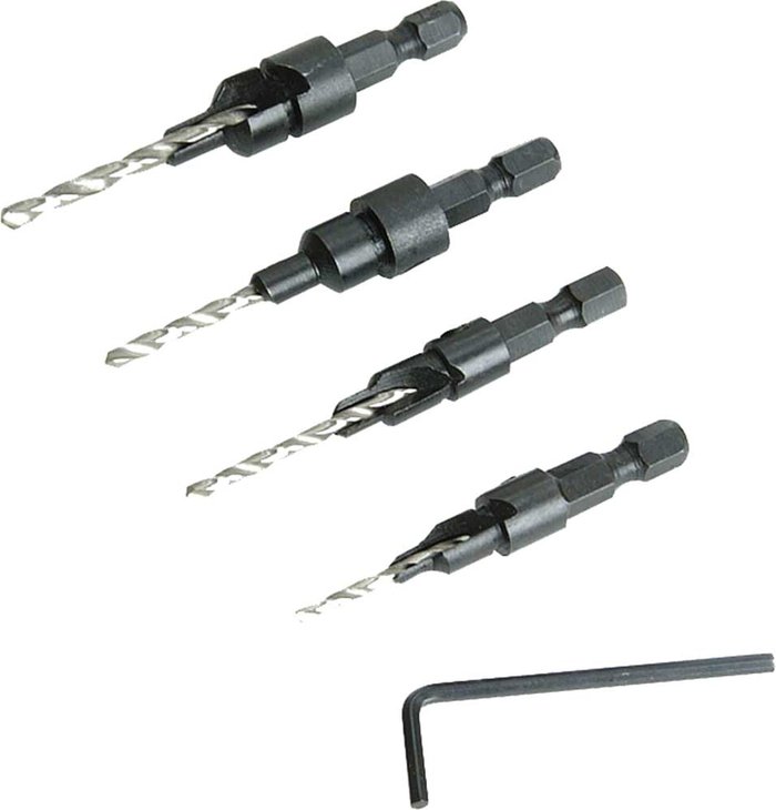 Tooled Up | Faithfull Faithfull 4 Piece Screwsink Set Faithfull Faithfull 4 Piece Screwsink Set