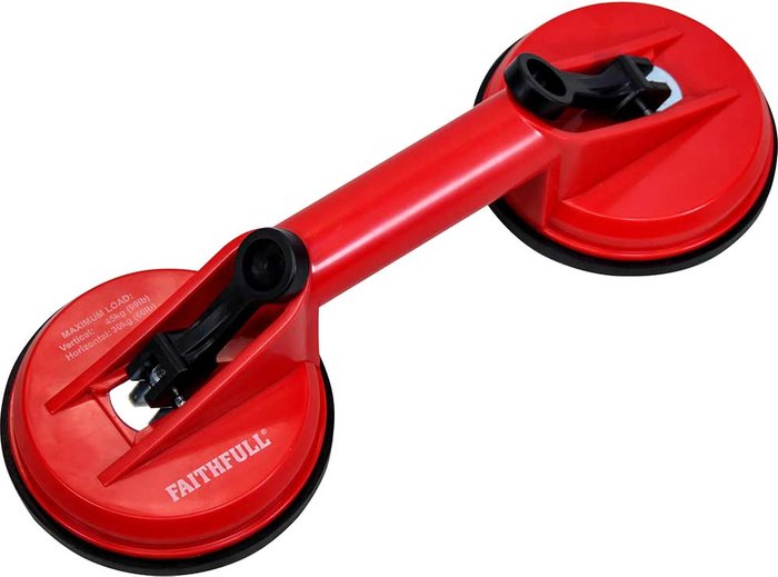 Tooled Up | Faithfull Faithfull Suction Cup Lifter Double Faithfull Faithfull Suction Cup Lifter Double