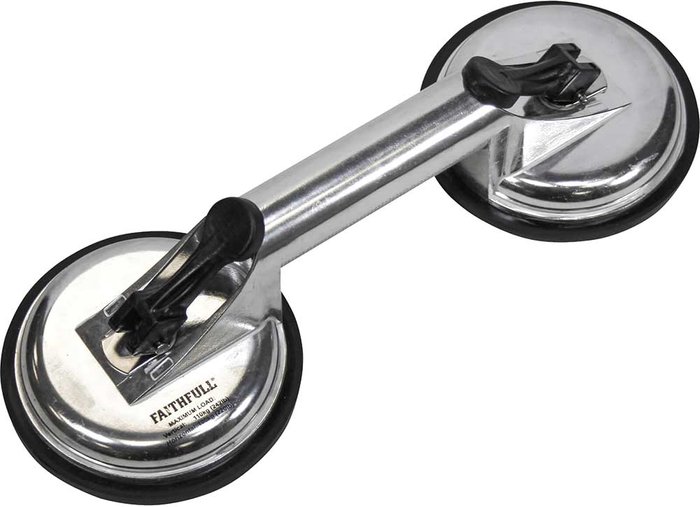 Tooled Up | Faithfull Faithfull Professional Suction Cup Lifter Double Faithfull Faithfull Professional Suction Cup Lifter Double