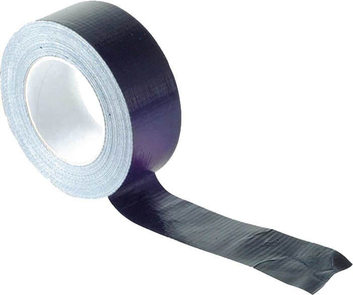 Tooled Up | Faithfull Faithfull Duct Tape Black 50mm 50m Faithfull Faithfull Duct Tape Black 50mm 50m