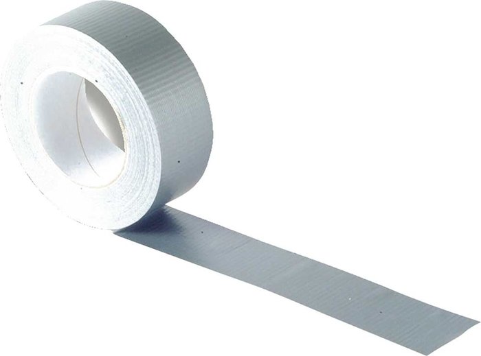Tooled Up | Faithfull Faithfull Duct Tape Silver 50mm 50m Faithfull Faithfull Duct Tape Silver 50mm 50m