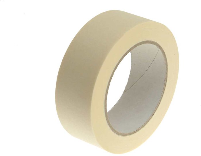 Tooled Up | Faithfull Faithfull Masking Tape White 25mm 50m Faithfull Faithfull Masking Tape White 25mm 50m