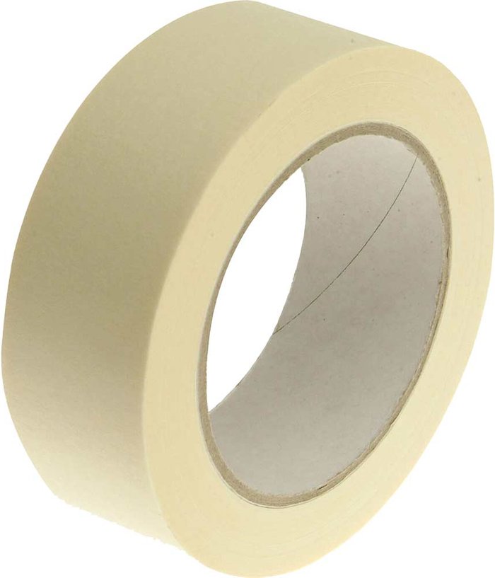 Tooled Up | Faithfull Faithfull Masking Tape White 75mm 50m Faithfull Faithfull Masking Tape White 75mm 50m