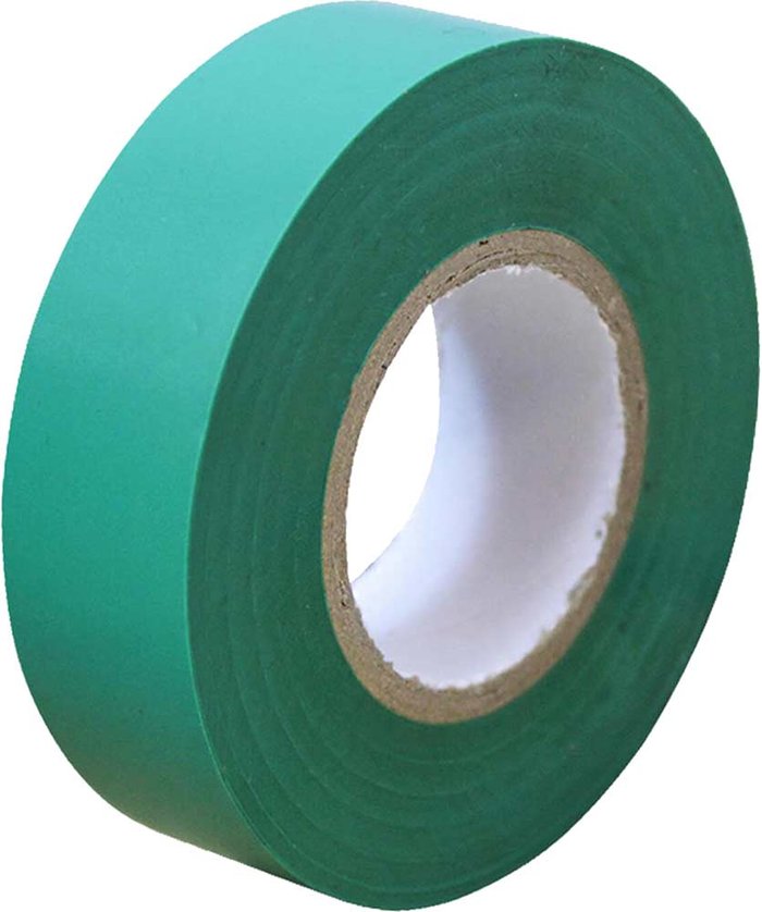 Tooled Up | Sirius Sirius Electrians PVC Insulation Tape Green 19mm 33m Sirius Sirius Electrians PVC Insulation Tape Green 19mm 33m