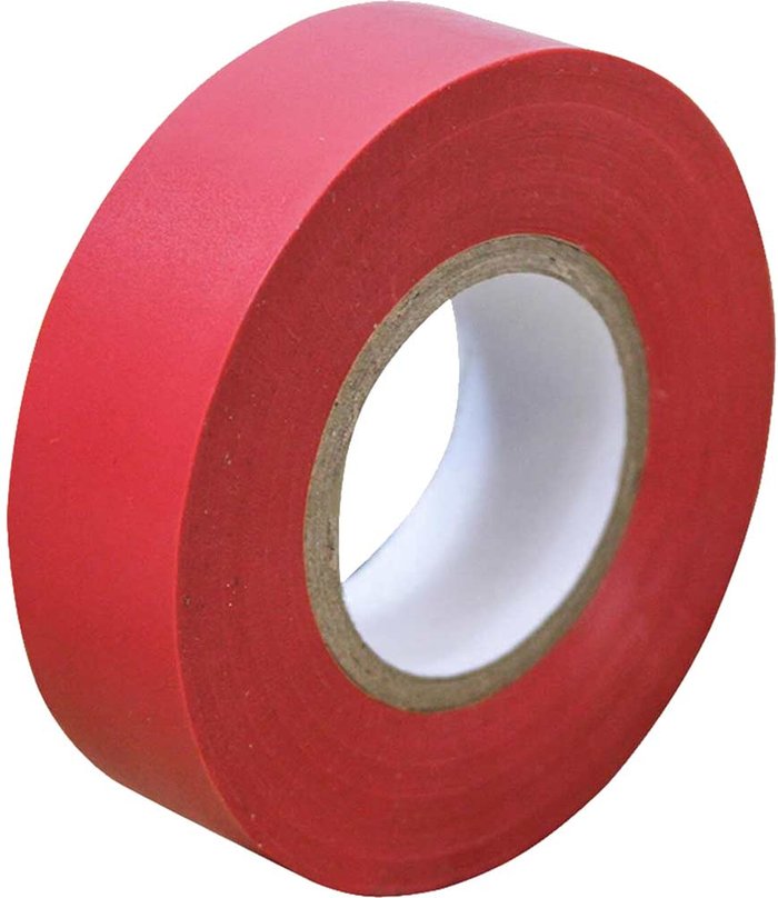 Tooled Up | Faithfull Faithfull PVC Electricial Tape Red 19mm 20m Faithfull Faithfull PVC Electricial Tape Red 19mm 20m