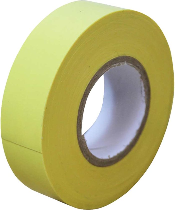 Tooled Up | Faithfull Faithfull PVC Electricial Tape Yellow 19mm 20m Faithfull Faithfull PVC Electricial Tape Yellow 19mm 20m
