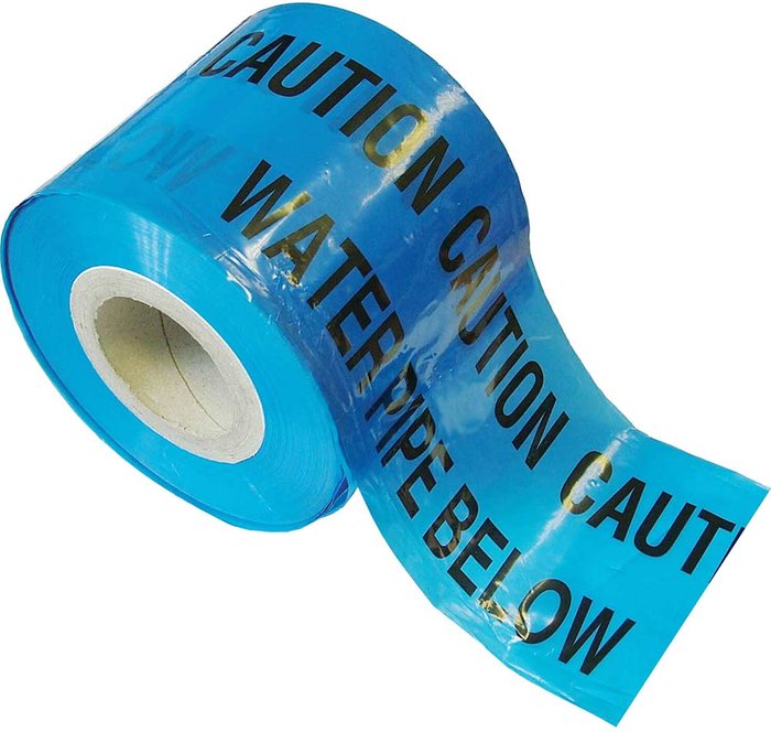 Tooled Up | Faithfull Faithfull Water Pipe Warning Tape Blue 150mm 365m Faithfull Faithfull Water Pipe Warning Tape Blue 150mm 365m