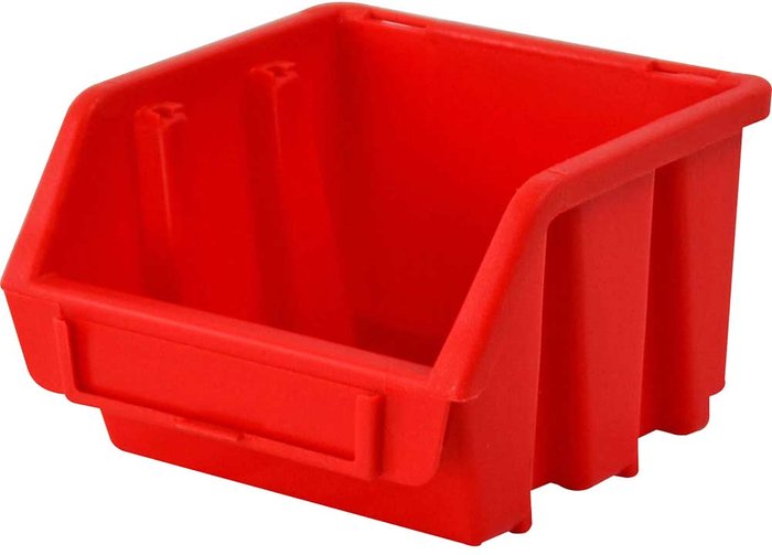 Tooled Up | Faithfull Faithfull Ergobox Interlocking Storage Bin Red 116mm 112mm 75mm Faithfull Faithfull Ergobox Interlocking Storage Bin Red 116mm 112mm 75mm