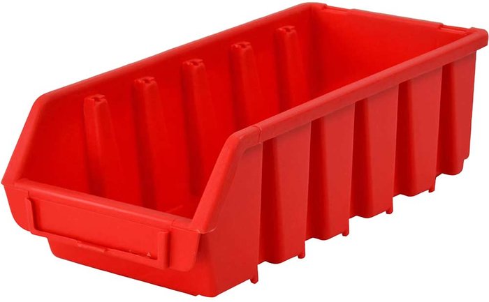 Tooled Up | Faithfull Faithfull Ergobox Interlocking Storage Bin Red 116mm 212mm 75mm Faithfull Faithfull Ergobox Interlocking Storage Bin Red 116mm 212mm 75mm